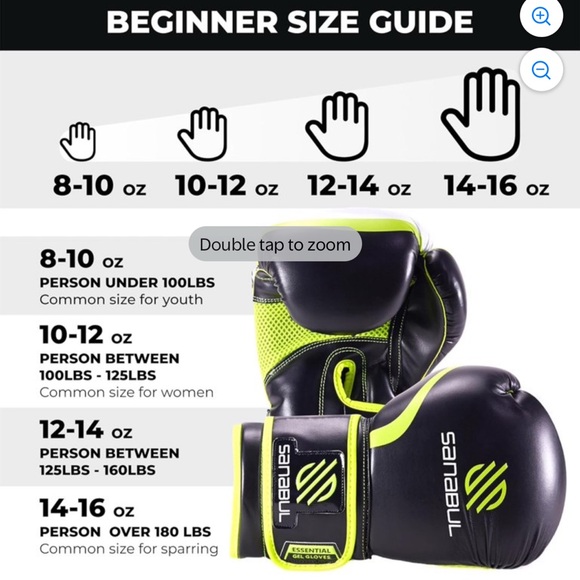 Sanabul Essential Gel Boxing Gloves for Men & Women, Kickboxing MMA, Muay Thai G - Picture 14 of 16